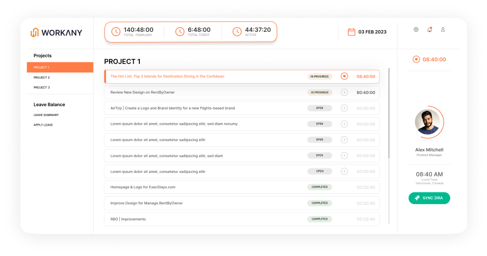 feature tracker snaps